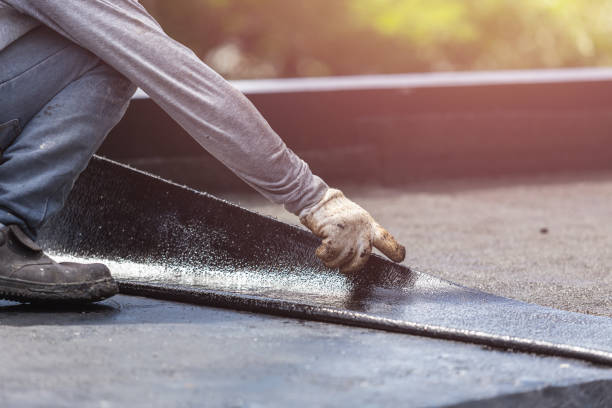 Professional Crawl Space Encapsulation technician working in Old Bethpage, NY